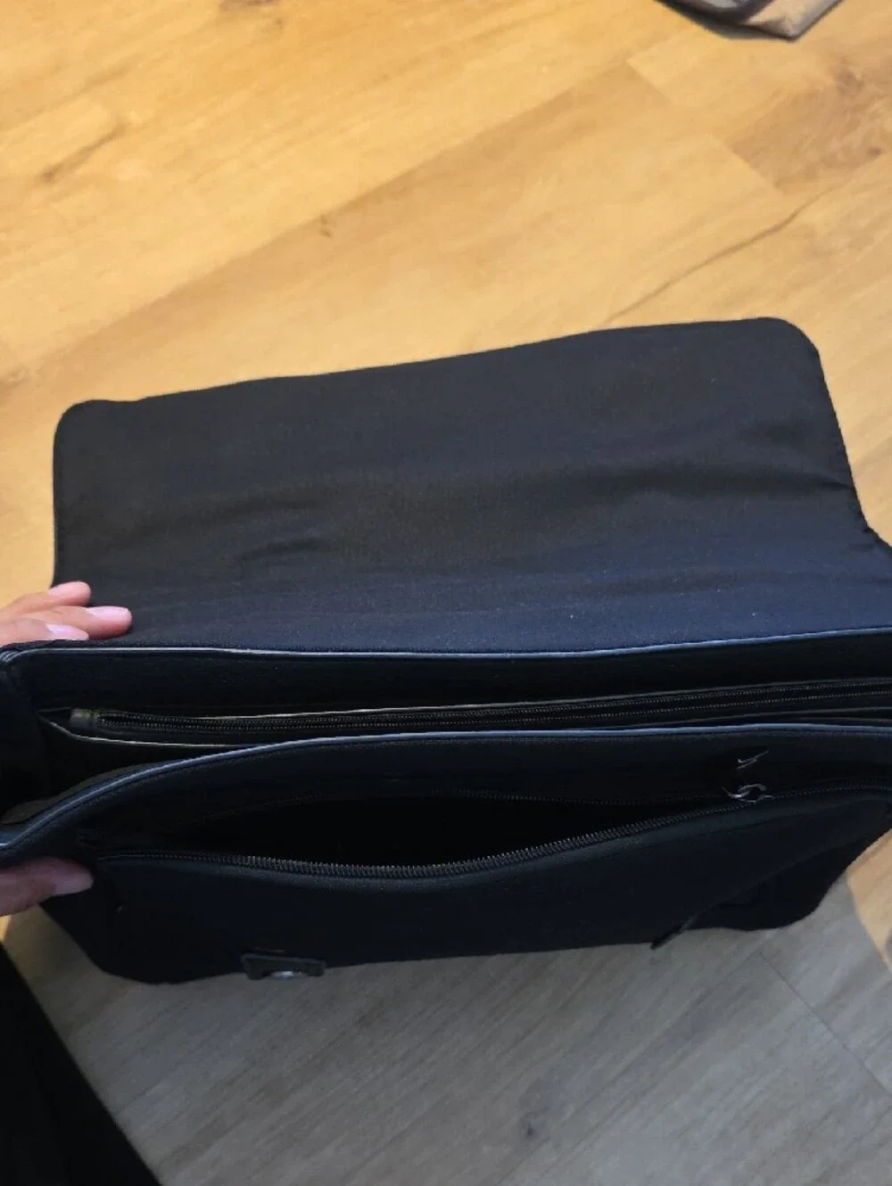 Black  Messenger Bag